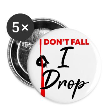 Aerial Silk Circus for Aerial Silk Performers - Buttons large 2.2''/56 mm (5-pack) - white - Front