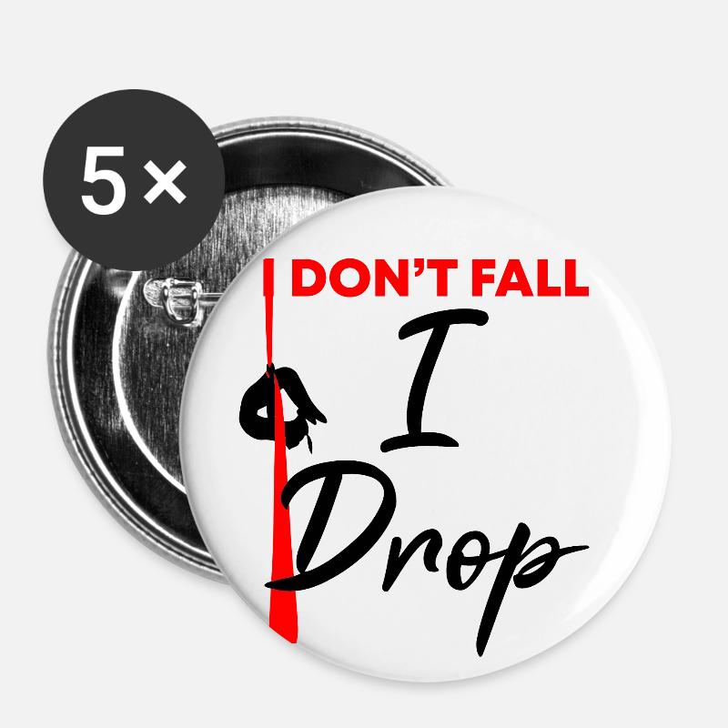 Aerial Silk Circus for Aerial Silk Performers - Buttons large 2.2''/56 mm (5-pack) - white