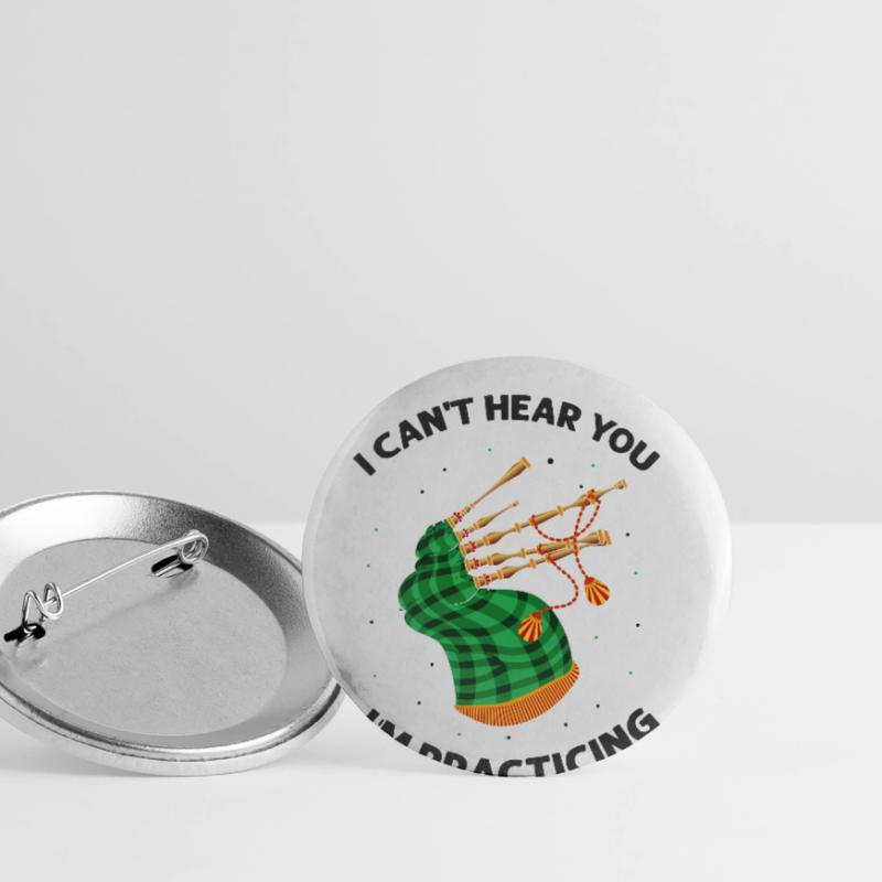 Cornemuse pour cornemuse et écossaise Lot de 5 grands badges (56 mm)
