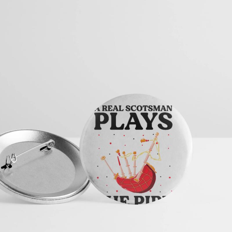 Cornemuse pour instructeurs de cornemuse et cornemuse Lot de 5 grands badges (56 mm)