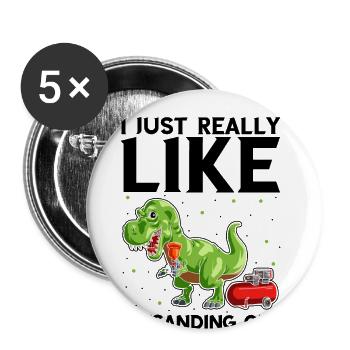 Kfz-Lackierer Angebot für Autolackierer - Buttons groß 56 mm (5er Pack) - Weiß - Vorne