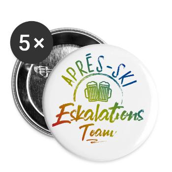 Après-ski escalation - Buttons large 2.2''/56 mm (5-pack) - white - Front