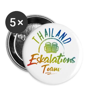 Thailand Escalation - Buttons large 2.2''/56 mm (5-pack) - white - Front