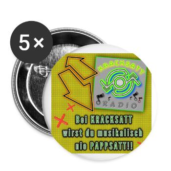 KRACKSATT - Buttons large 2.2''/56 mm (5-pack) - white - Front