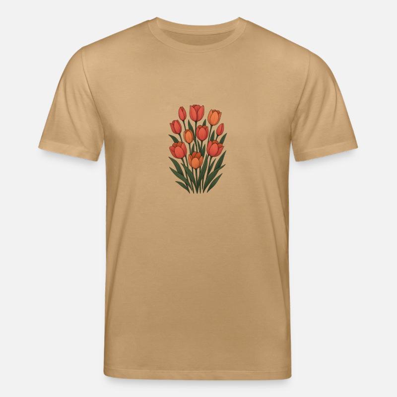 Tulpen - Stanley/Stella Unisex Bio-T-Shirt CREATOR  - Karamell 