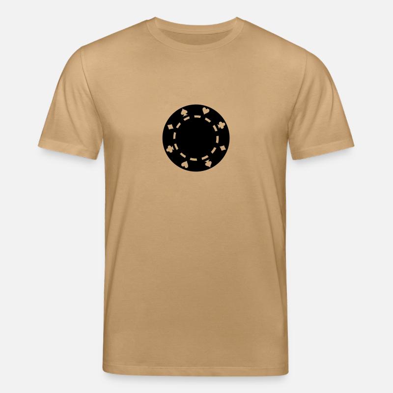 Poker chips - Stanley/Stella Unisex Bio-T-Shirt CREATOR  - Karamell 