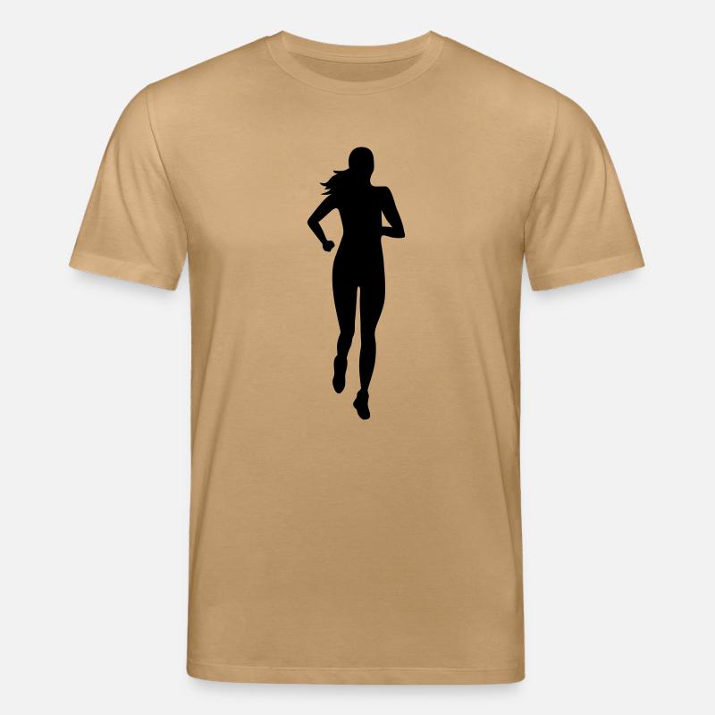 Laueferin frontal - Stanley/Stella Unisex Bio-T-Shirt CREATOR  - Karamell 