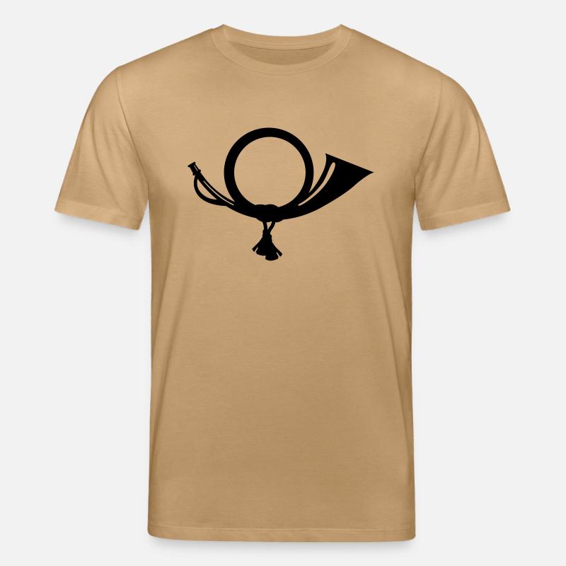 post horn - Stanley/Stella CREATOR Unisex Organic T-Shirt - caramel 