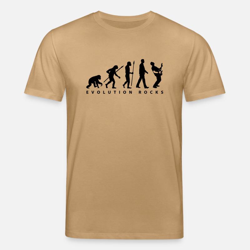 evolution_rocks_032012_g1c - T-shirt bio CREATOR Stanley/Stella Unisexe - caramel 