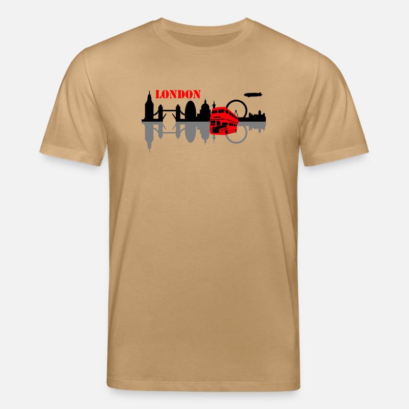 london skyline - Stanley/Stella Unisex Bio-T-Shirt CREATOR  - Karamell 