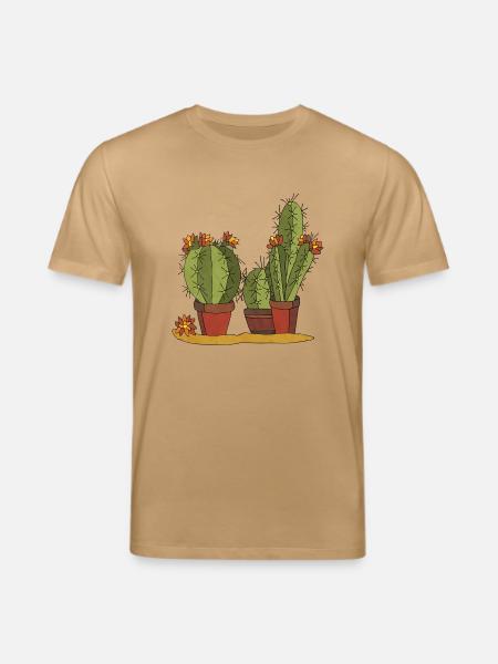 Blumen - Stanley/Stella Unisex Bio-T-Shirt CREATOR  - Karamell 