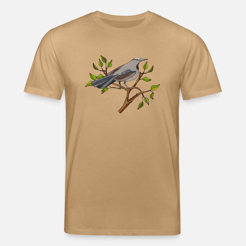 Bunter Vogel - Stanley/Stella Unisex Bio-T-Shirt CREATOR  - Karamell 