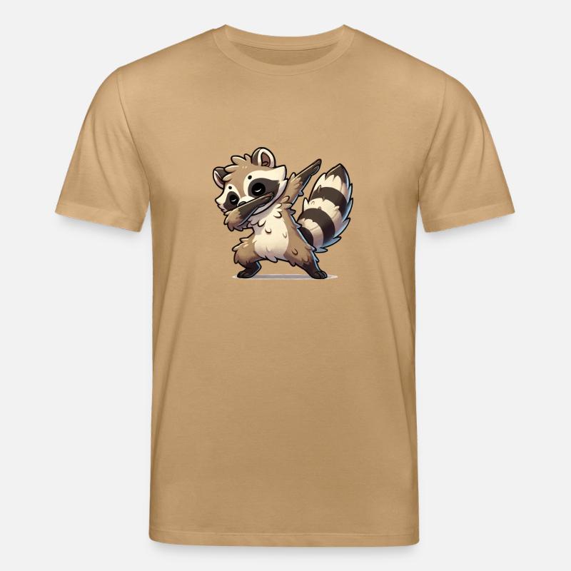 Dabbing de raton laveur - T-shirt bio CREATOR Stanley/Stella Unisexe - caramel 