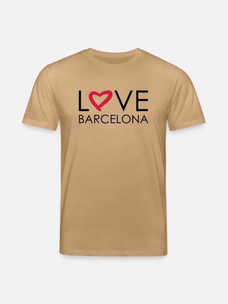 love barcelona - Stanley/Stella CREATOR Unisex Organic T-Shirt - caramel