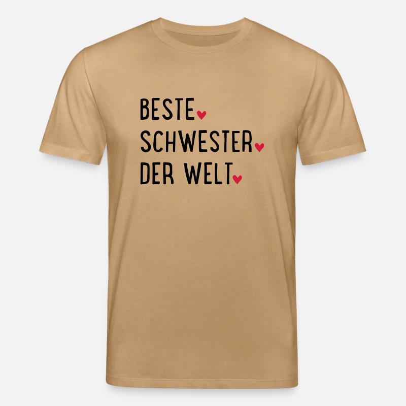 Schwester - Stanley/Stella Unisex Bio-T-Shirt CREATOR  - Karamell 