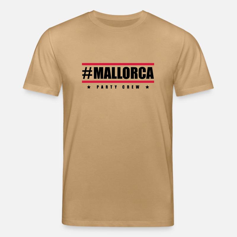 mallorca party crew design - Stanley/Stella Unisex Bio-T-Shirt CREATOR  - Karamell 