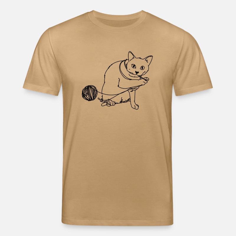 jouer chat - T-shirt bio CREATOR Stanley/Stella Unisexe - caramel