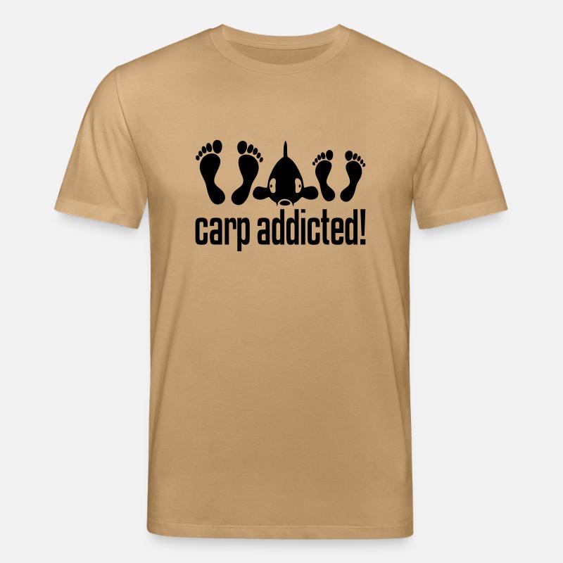 CARP ADDICTED! - T-shirt bio CREATOR Stanley/Stella Unisexe - caramel 