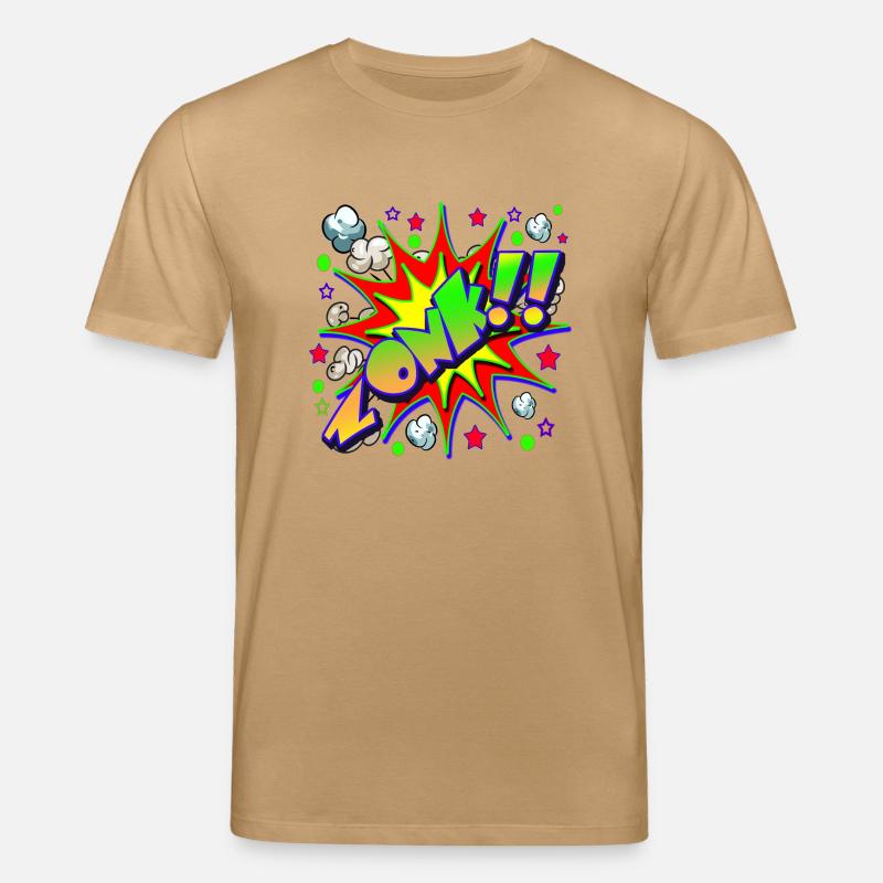 Comic ZONK - Stanley/Stella Unisex Bio-T-Shirt CREATOR  - Karamell 