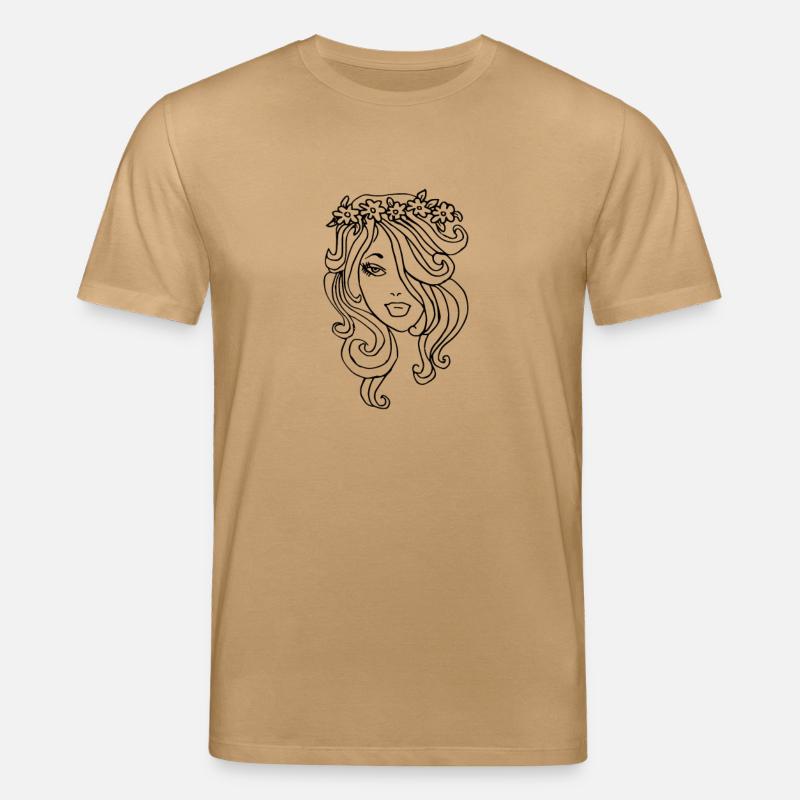 Blumendame - Stanley/Stella Unisex Bio-T-Shirt CREATOR  - Karamell 