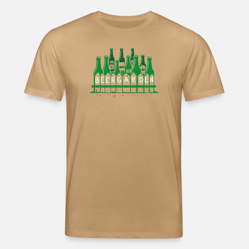 biergarten bier wortspiel biertrinker - Stanley/Stella Unisex Bio-T-Shirt CREATOR  - Karamell 