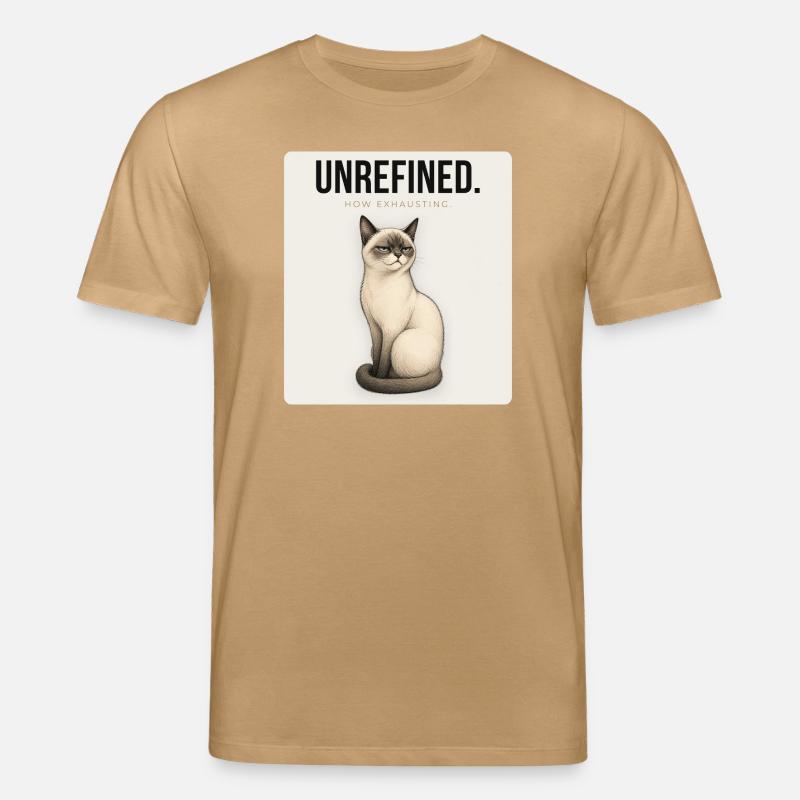 UNREFINED Sarcastic Cat Design - Stanley/Stella Unisex Bio-T-Shirt CREATOR  - Karamell 