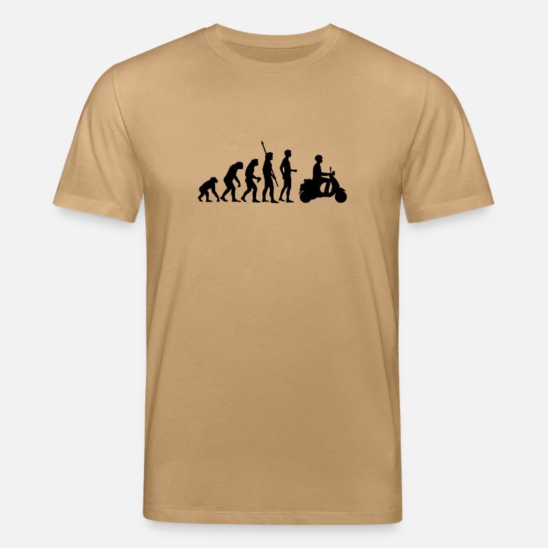 evolution_vespa - Stanley/Stella Unisex Bio-T-Shirt CREATOR  - Karamell 