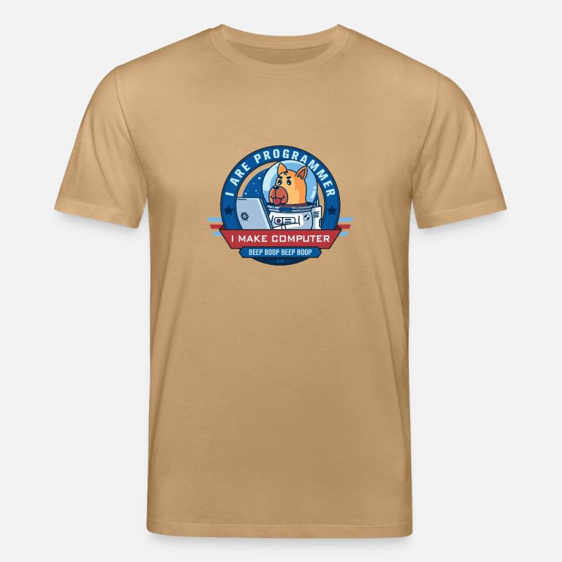 Ich bin Programmierer - Stanley/Stella Unisex Bio-T-Shirt CREATOR  - Karamell 