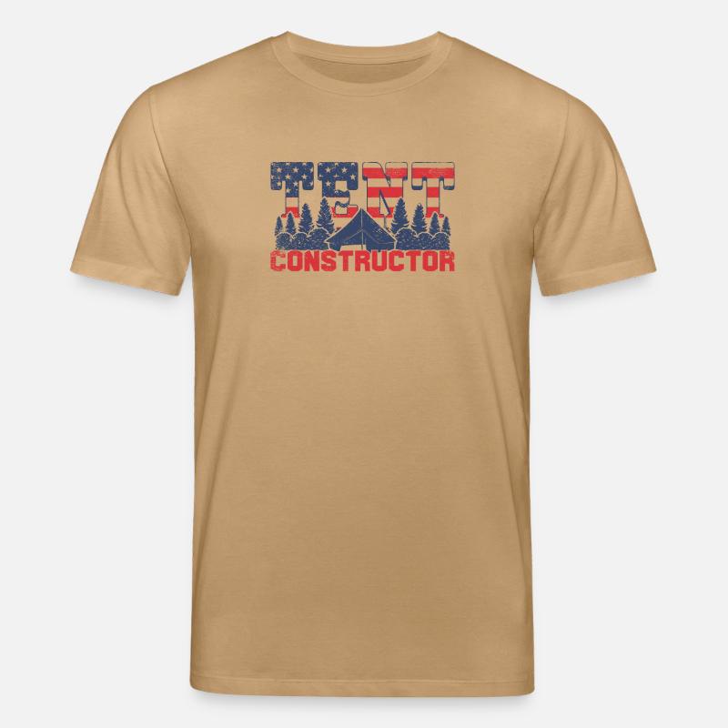 Tent constructor - Stanley/Stella Unisex Bio-T-Shirt CREATOR  - Karamell 
