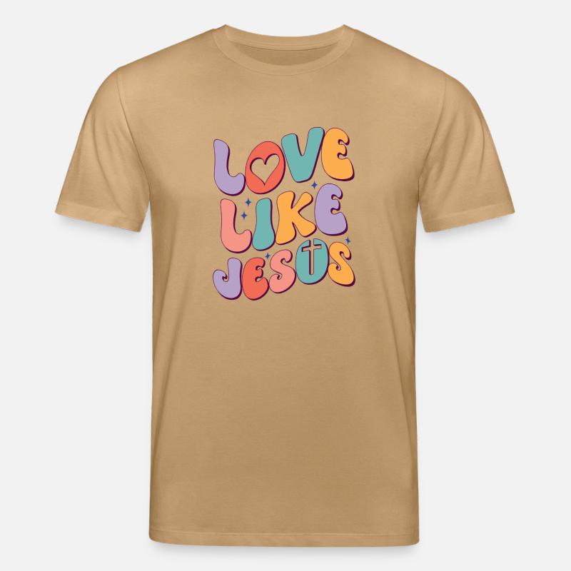 Aimer comme Jésus - T-shirt bio CREATOR Stanley/Stella Unisexe - caramel 