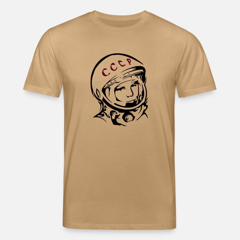Juri Gagarin - Stanley/Stella Unisex Bio-T-Shirt CREATOR  - Karamell 