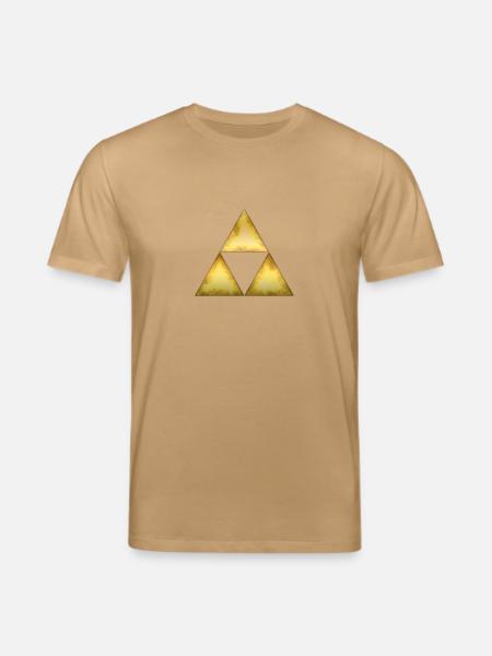 Sierpinski triangle - Stanley/Stella CREATOR Unisex Organic T-Shirt - caramel