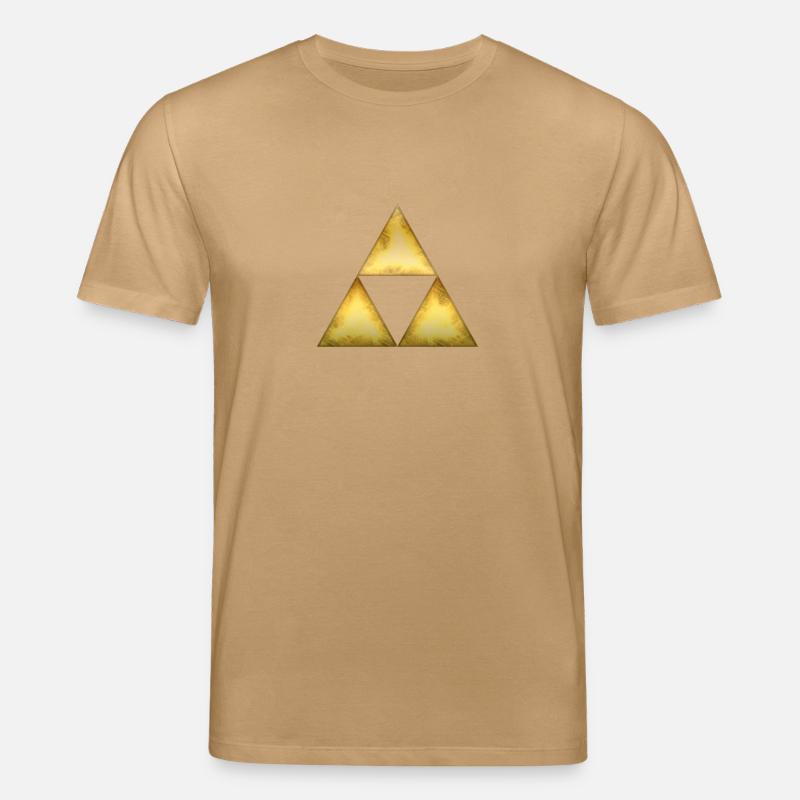 Triangle de Sierpinski - T-shirt bio CREATOR Stanley/Stella Unisexe - caramel 
