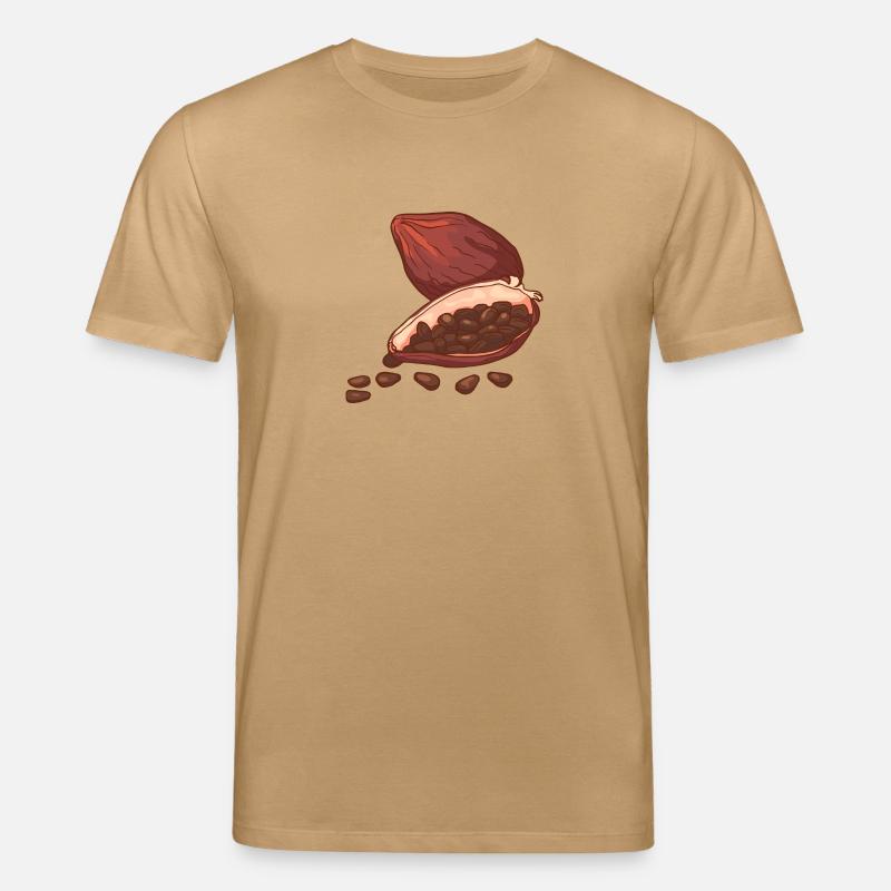 Cacao choucé chocolat cacao fèves - T-shirt bio CREATOR Stanley/Stella Unisexe - caramel 