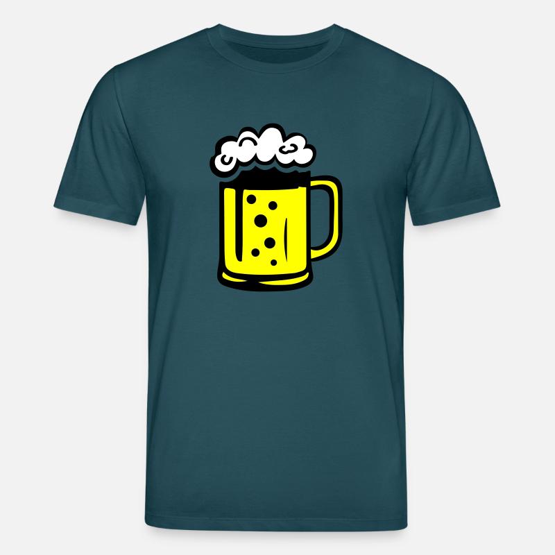 Bier Comic - Stanley/Stella Unisex Bio-T-Shirt CREATOR  - Dunkles Petrol
