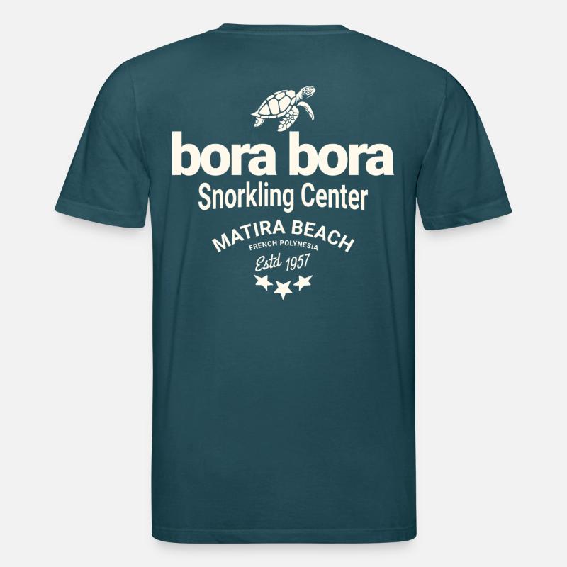 Bora Bora Tauchen - Stanley/Stella Unisex Bio-T-Shirt CREATOR  - Dunkles Petrol