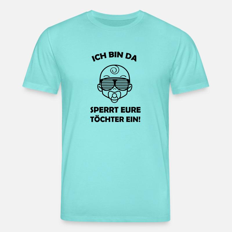 boss_baby_ich_bin_da_001 - Stanley/Stella Unisex Bio-T-Shirt CREATOR  - Poolblau