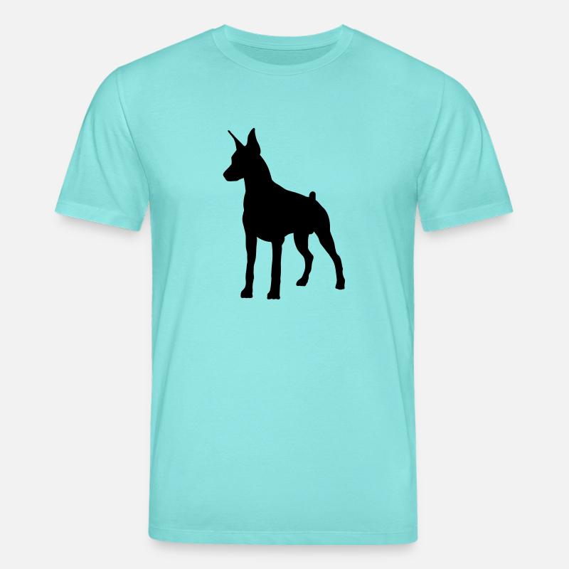 Dobermann Pincher - Stanley/Stella Unisex Bio-T-Shirt CREATOR  - Poolblau