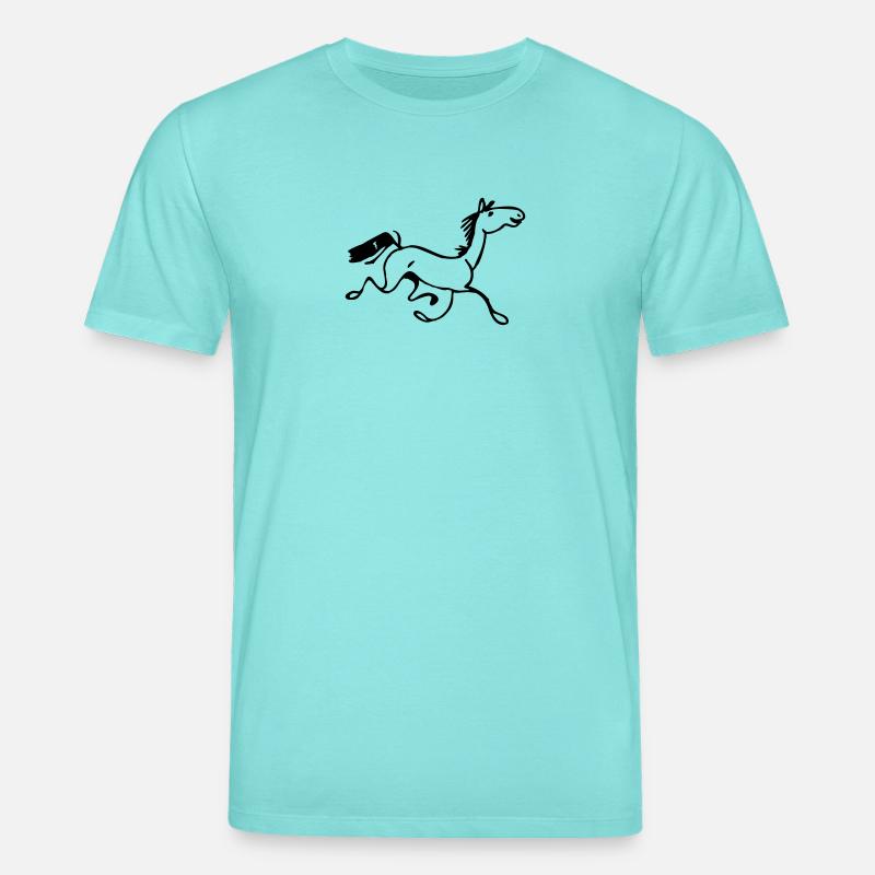 dada-Pferd - Stanley/Stella Unisex Bio-T-Shirt CREATOR  - Poolblau