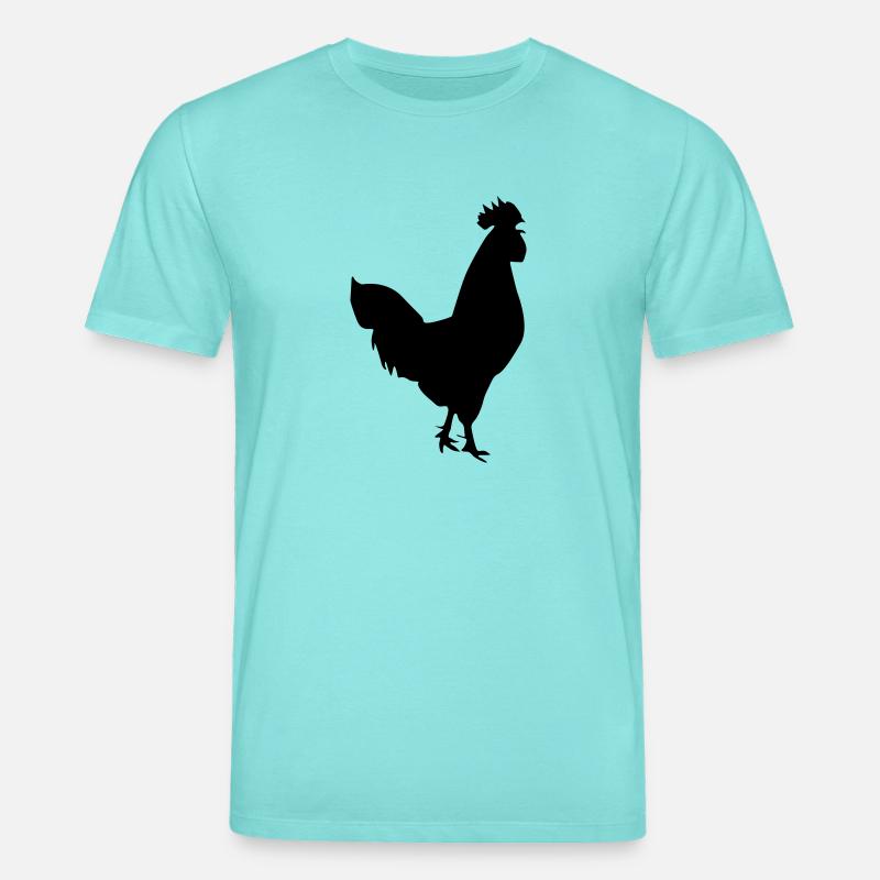 hahn silhouette design - Stanley/Stella Unisex Bio-T-Shirt CREATOR  - Poolblau