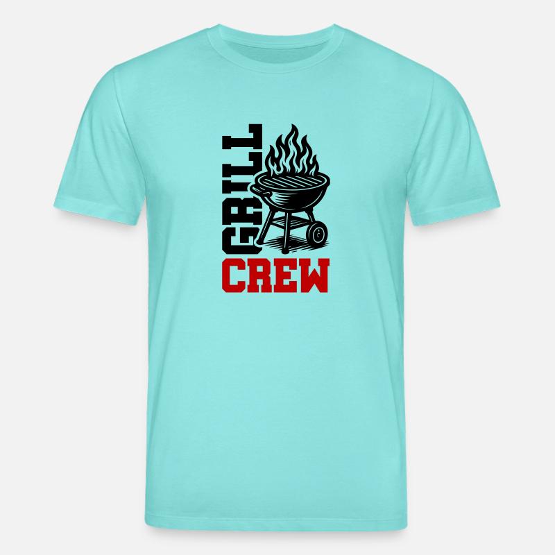 Équipe de grillades - T-shirt bio CREATOR Stanley/Stella Unisexe - bleu piscine