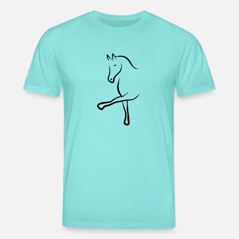 Pferd - Stanley/Stella Unisex Bio-T-Shirt CREATOR  - Poolblau
