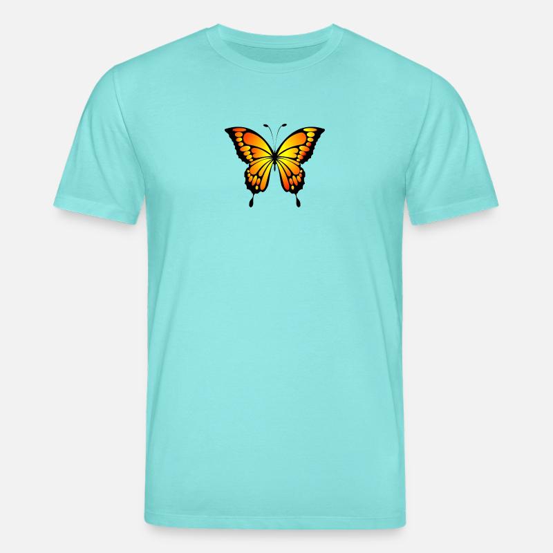 Schmetterling - Stanley/Stella Unisex Bio-T-Shirt CREATOR - Poolblau
