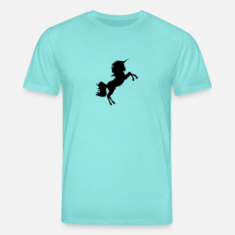 Wildes Einhorn - Stanley/Stella Unisex Bio-T-Shirt CREATOR  - Poolblau