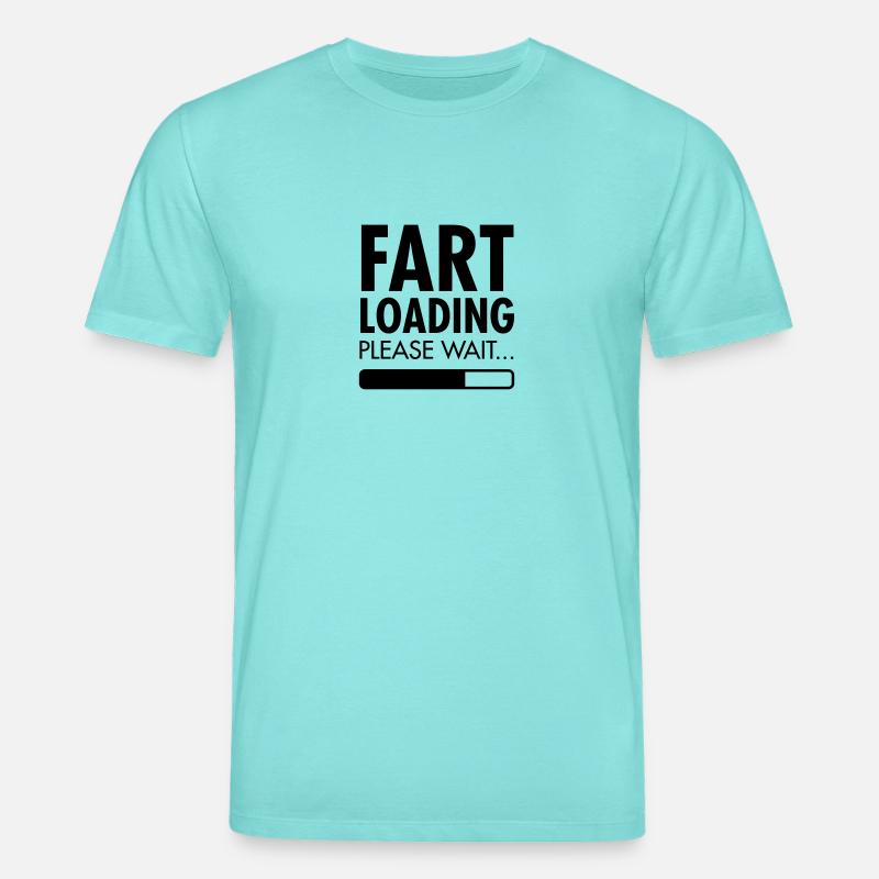 Fart Loading - Please Wait - Stanley/Stella Unisex Bio-T-Shirt CREATOR  - Poolblau