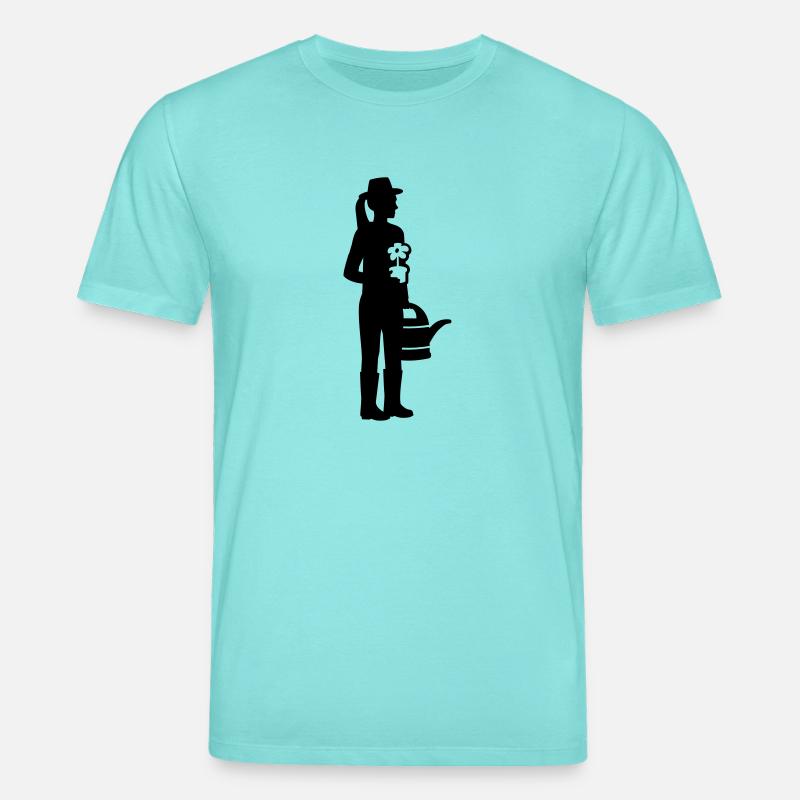 Gärtnerin - Stanley/Stella Unisex Bio-T-Shirt CREATOR  - Poolblau