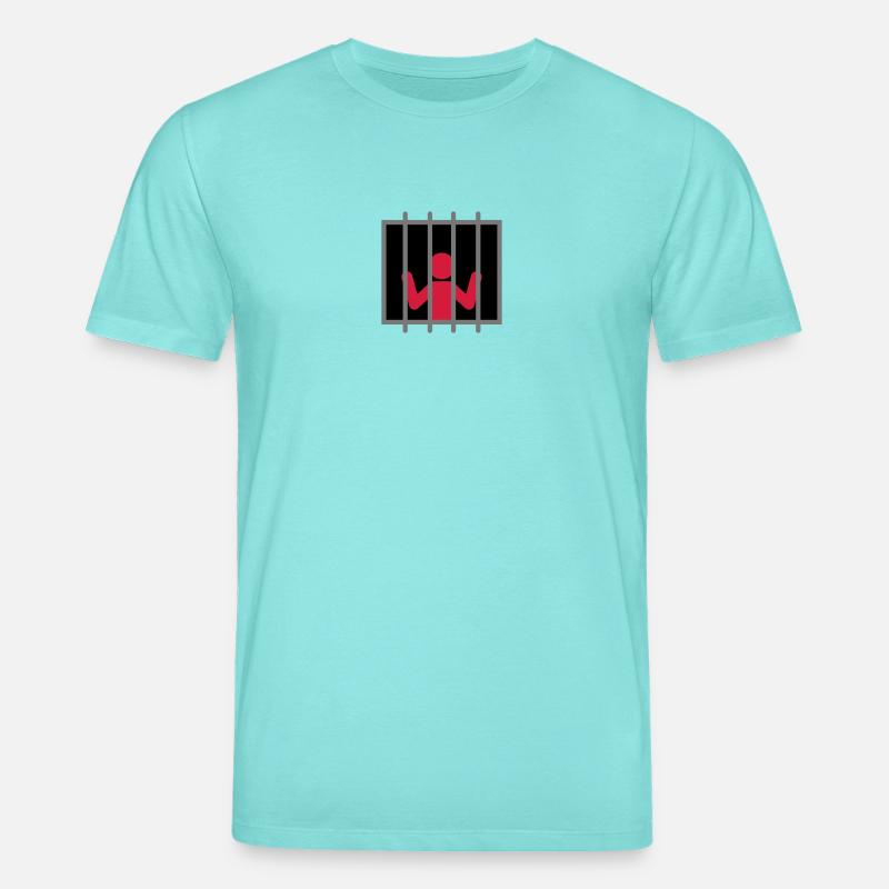 Captive Man - Stanley/Stella Unisex Bio-T-Shirt CREATOR  - Poolblau