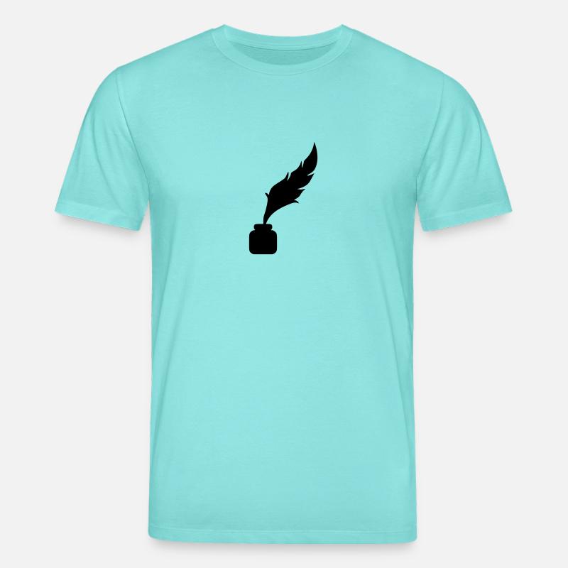 Feder Tinte - Stanley/Stella Unisex Bio-T-Shirt CREATOR  - Poolblau