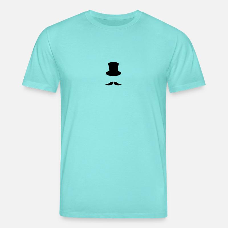 sir top hat - T-shirt bio CREATOR Stanley/Stella Unisexe - bleu piscine