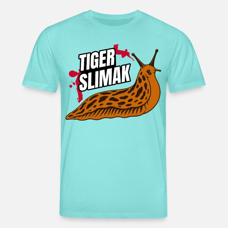Tiger Ślimak – L’animal le plus coriace de Pologne - T-shirt bio CREATOR Stanley/Stella Unisexe - bleu piscine